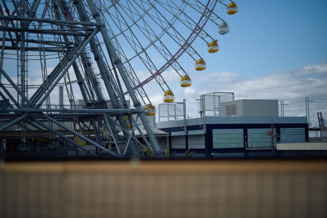 Konjakuso Osaka Tempozan "Ikesu" Projection M Apping Spa Konjakuso Osaka Tempozan "Takadoro" Wheel View Ngoại thất bức ảnh