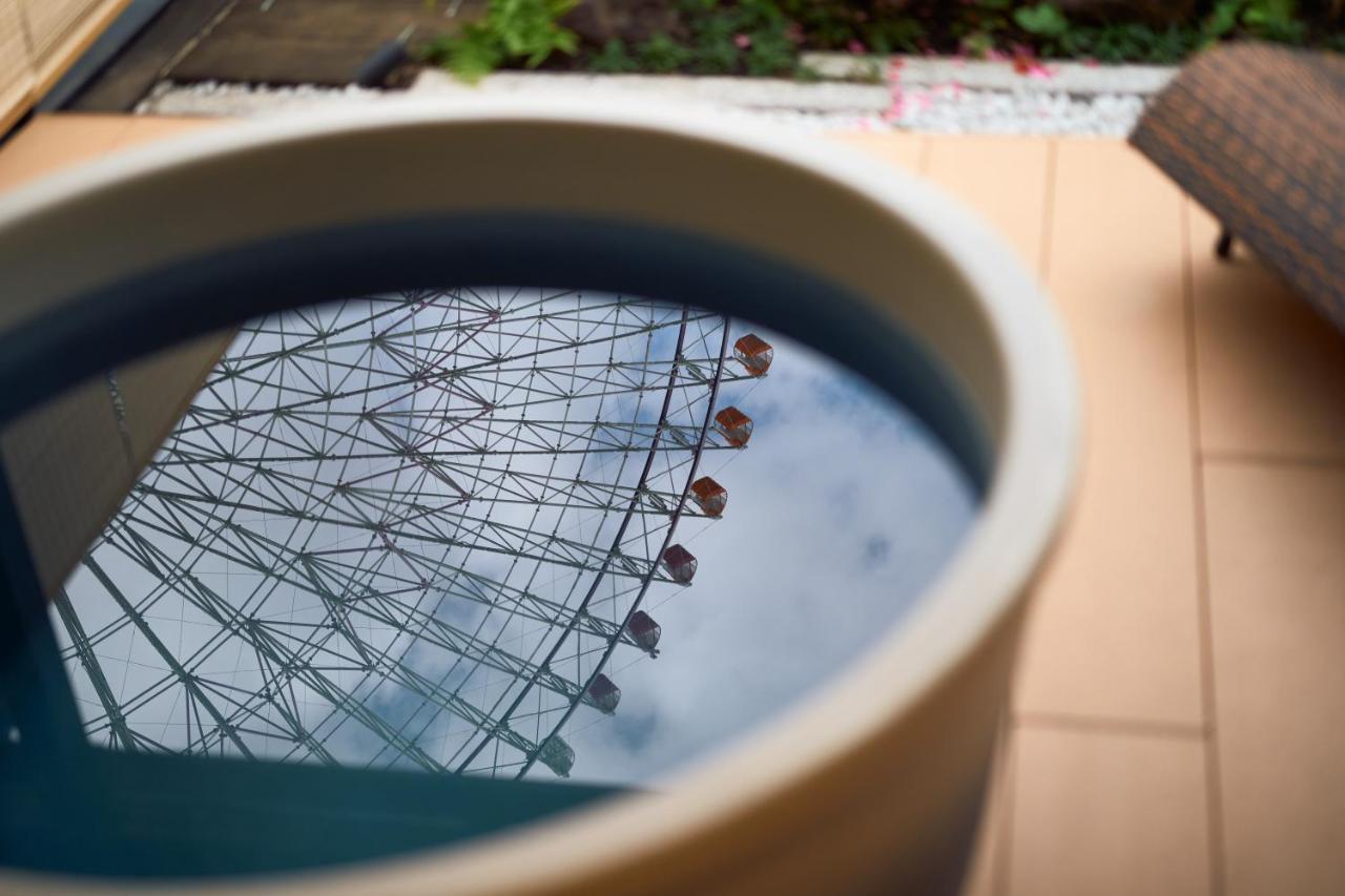 Konjakuso Osaka Tempozan "Ikesu" Projection M Apping Spa Konjakuso Osaka Tempozan "Takadoro" Wheel View Ngoại thất bức ảnh