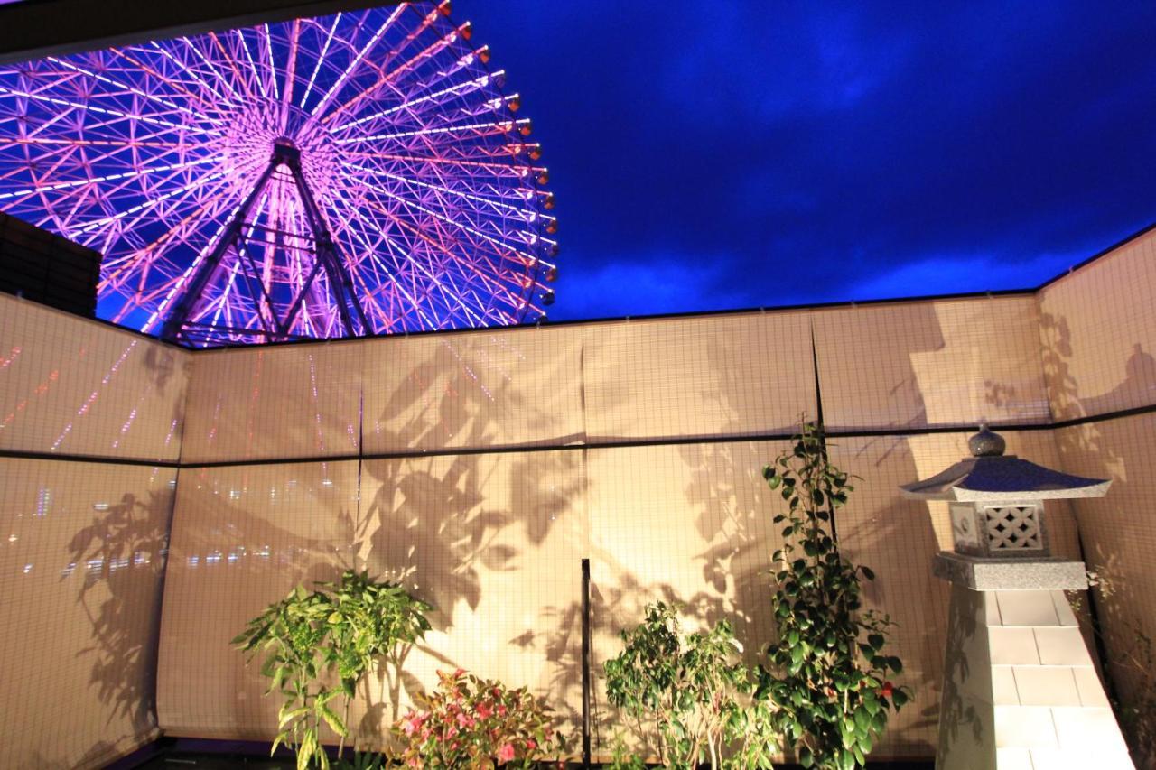 Konjakuso Osaka Tempozan "Ikesu" Projection M Apping Spa Konjakuso Osaka Tempozan "Takadoro" Wheel View Ngoại thất bức ảnh